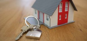 model house and keys