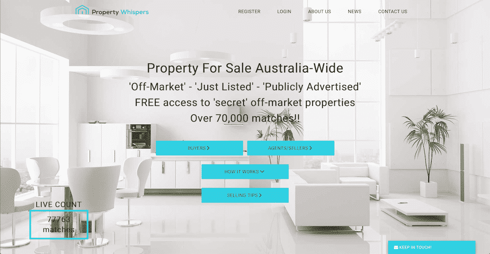 Off-market property website - Property Whispers