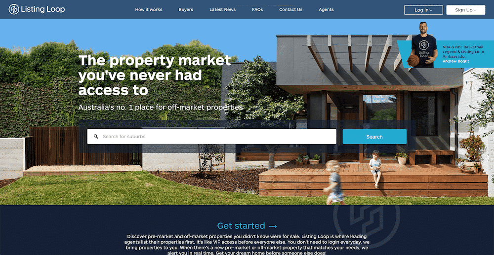 Off-market property websites - Listing Loop